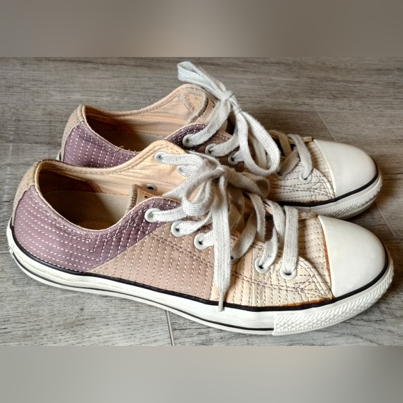 Converse Shoes - Converse Shoes, Chuck Taylor All Star, Size: Women's 8 Men's 6, Patchwork Quilt